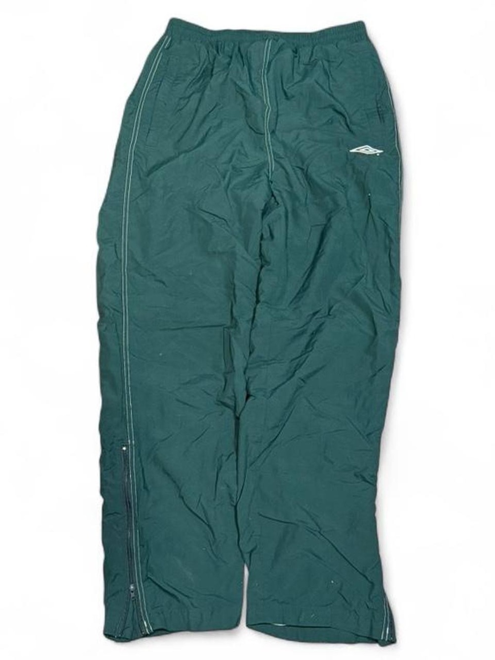Y2K Umbro Green Baggy Flare Track Pants